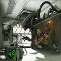 Alien Isolation Pencil Drawings