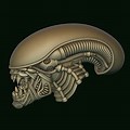 Alien Xenomorph Head
