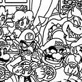 All Mario Characters Coloring Pages Printable
