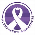 Alzheimer's Awareness White Text PNG