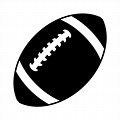 American Football Logo Black and White
