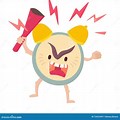 Angry with Bat Clock PNG