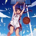 Anime Girl Shooting Goal Basketball