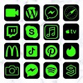 App Icon Template Dark Green