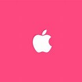 Apple Logo Pink PC Wallpaper 4K