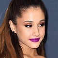 Ariana Grande Makeup Lipstick Purple