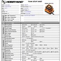 BT40 FMH Setup Sheet