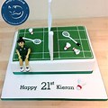 Badminton Court Cake