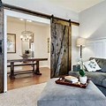 Barn Door Curtains for Living Room