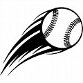 Baseball Logo Clip Art Black and White