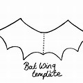 Bat Wings Cut Out Template