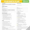 Birth Plan Print Out