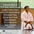 Black Belt Martial Arts Quotes