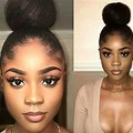 Black Girl Natural Hair Bun