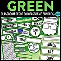 Black and Green Classroom Theme