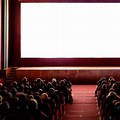 Blank Giant Movie Screen
