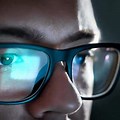 Blue Blocking Glasses Computer PNG