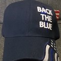 Blue Power Button Baseball Cap