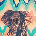 Boho Elephant Desktop Background