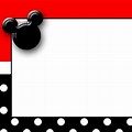 Border Line Design Mickey Mouse