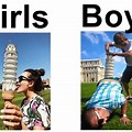 Boys vs Girls Kids Memes