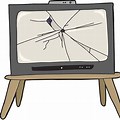Broken TV Transparent Cartoon