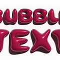 Bubble Text Effect Illustrator