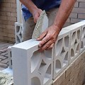 Building an Exterior Breeze Block Wall