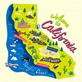 California Coast Map Clip Art