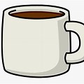 Cartoon Coffee Cup White Background