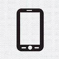 Cell Phone Vector Image No Background