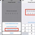Change Passcode to iPhone Steps