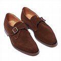 Chocolate Brown Single Monk Strap Shoes