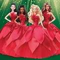 Christmas Holiday Barbie Dolls