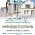City of Costa Mesa Job Flyer