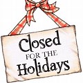 Closed Christmas Day Clip Art
