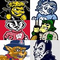 College Mascots Logos