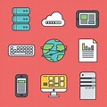 Colorful Internet Icons