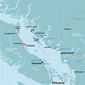 Comox BC Canada Map