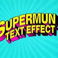Cool Superhero Text