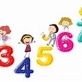 Counting Numbers Kids Clip Art
