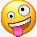 Crazy Silly Face Emoji