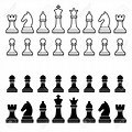 Cut Out Chess Pieces