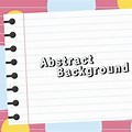 Cute Notebook Background Design Clip Art