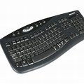 Desktop Computer with Curved Keyboard