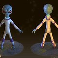 Destroy All Humans Alien Model