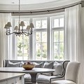 Dining Room Bay Window Curtains