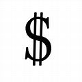 Dollar Symbol 2 Lines
