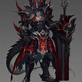 Dragon Knight Armor Drawing