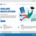 E-Learning Website Mockup Templates
